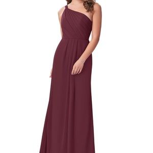 Azazie Carissa Bridesmaid Dress in Cabernet